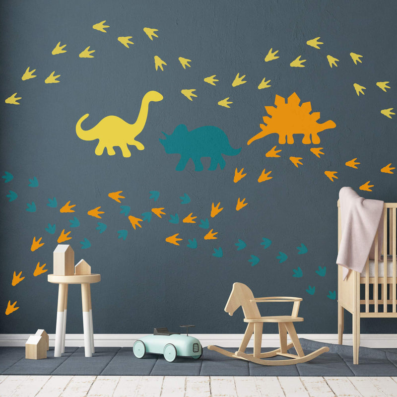Dinosaur Wall Decals for Kids Bedroom