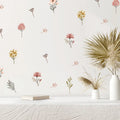 Colorful Flowers & Leaves Wall Decals for Kid's Room & Nursery