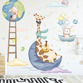 Galactic Harmony: Musical Space Adventure Wall Decals for Kid's Room & Nursery