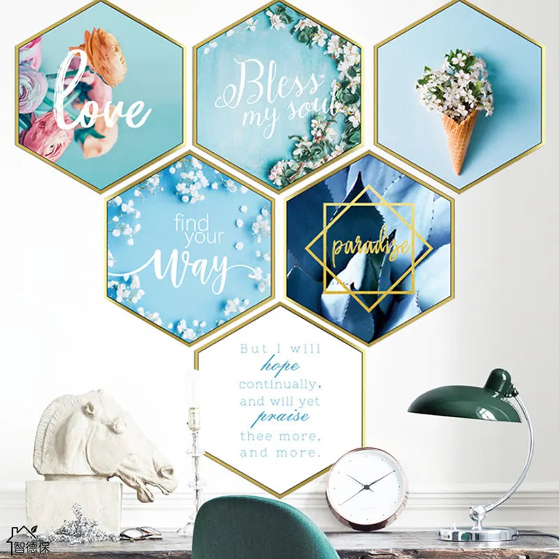 Positive Quote Photo Frame Wall Decal