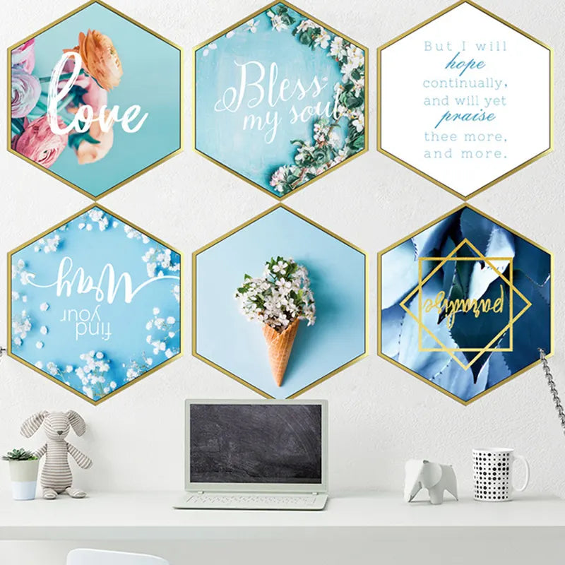 Positive Quote Photo Frame Wall Decal