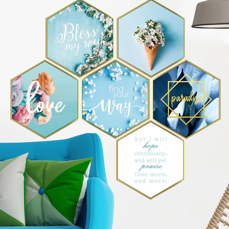 Positive Quote Photo Frame Wall Decal