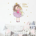 Princess-Unicorn Hug Wall Decal for Kids Room & Nursery