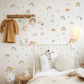 Rainbow Cloud Wall Decals for Kids Room & Nursery